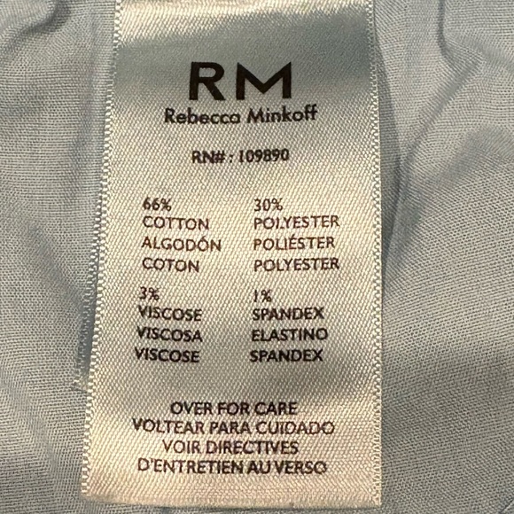 Rebecca Minkoff Blue Flare Wide leg High Waist Jeans Size 16 - Picture 8 of 10